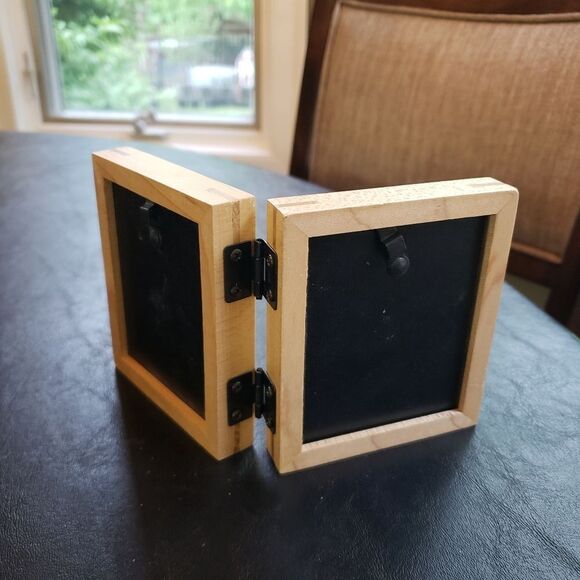 Wooden Double Picture Frame - Picture 2 of 5
